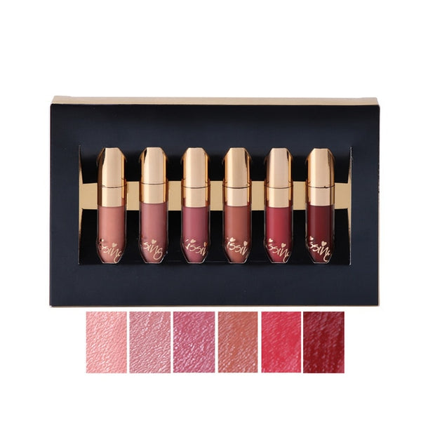 BEAUTY GLAZED 6 Colors Matte Lipstick Set